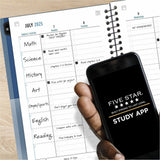 Five Star Student Academic Planner, July 2026 to June 2027, 8 1/2" x 5 1/2" (AAGCAW45100) Each