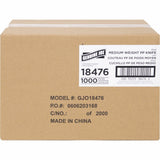 Genuine Joe Medium-weight Individually Wrapped Knives, Black, 1000/Carton (GJO18476) Case of 1000
