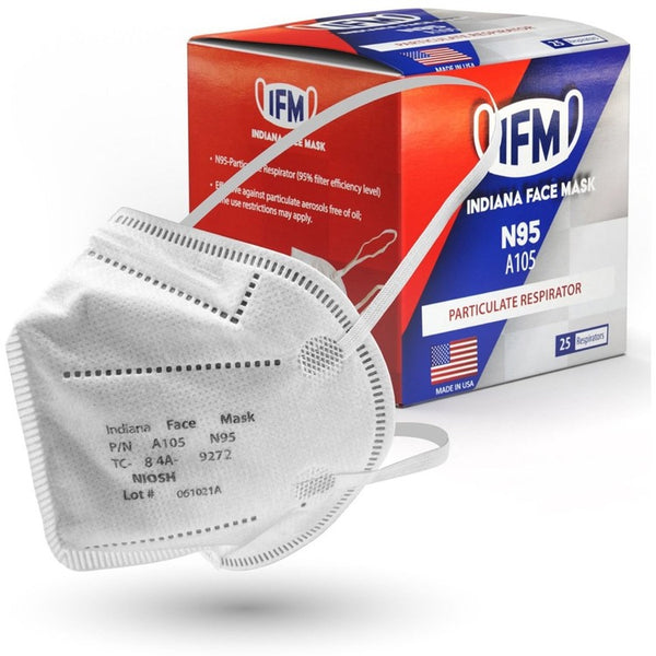 IFM V3GATE Indiana Face Mask N95 Respirators, 25/Box (VGAV3A105) Box of 25
