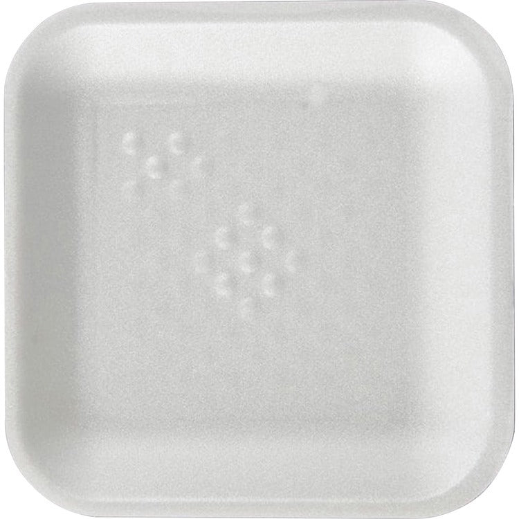 SEPG Genpak Supermarket Meat Trays - Food, Meat - White - Foam Body - 1000 / Carton (EGS068004) Case of 1000
