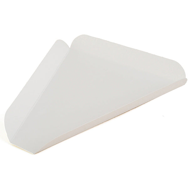SEPG Southern Champ Pizza Wedge Trays - Serving, Pizza - White - Paper Body - 500 / Carton (EGS009078) Case of 500