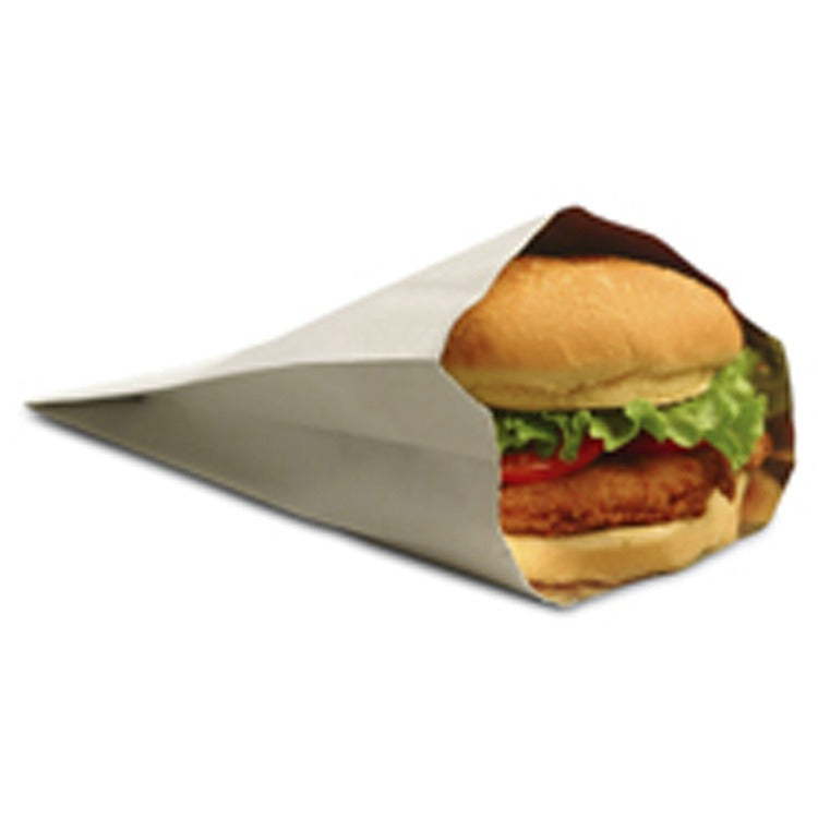 Bagcraft Foil Insulator Sandwich Bags - 5.50" x 2" Depth - White - 1000/Carton (EGS008353) Case of 1000