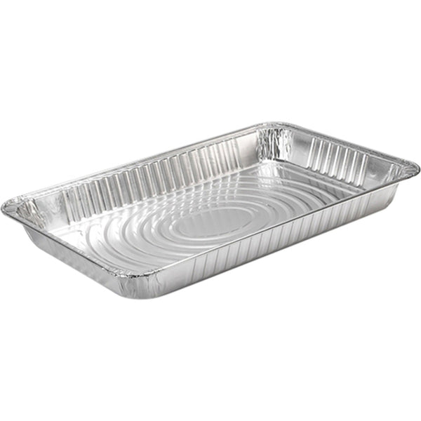 SEPG Smart Full-size Steam Table Pans - Baking, Steaming, Transporting, Cooking, Serving, Food - Disposable - Silver - Aluminum Body - 50 / Carton (EGS600248) Case of 50
