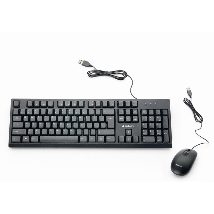 Verbatim Wired Keyboard and Mouse (VER70734)