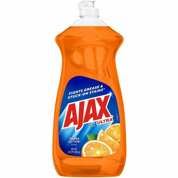 AJAX Triple Action Dish Soap - Liquid - 28 fl oz (0.9 quart) - Orange Scent - 9 / Carton (CPC144678CT)