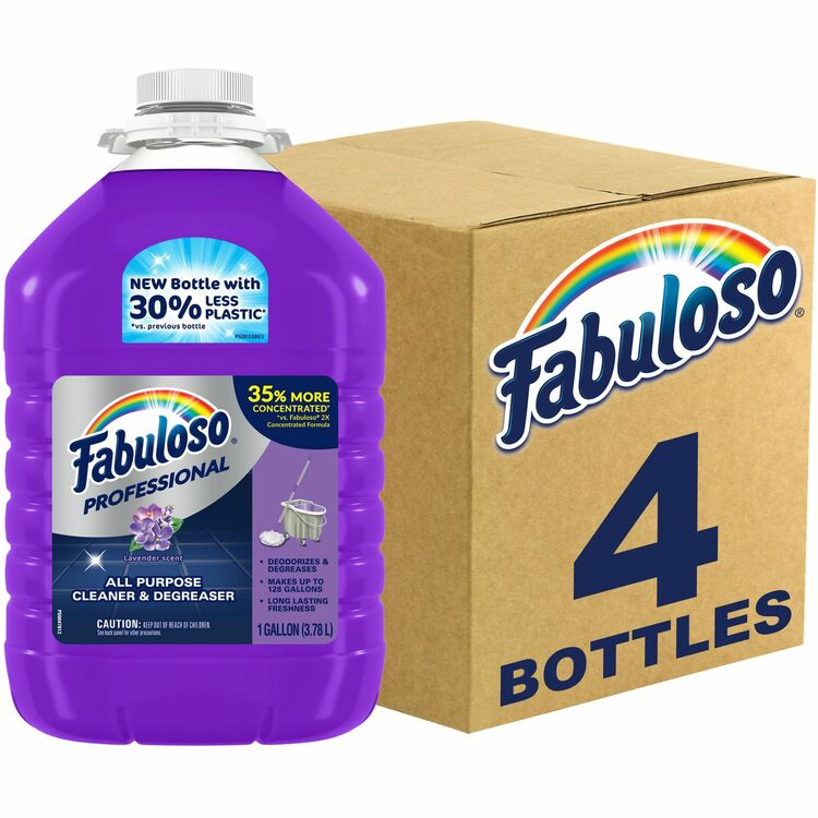 Fabuloso All-Purpose Cleaner - 128 fl oz (4 quart) - Lavender, Fresh Scent - 4 / Carton - Purple (CPCUS05253ACT)