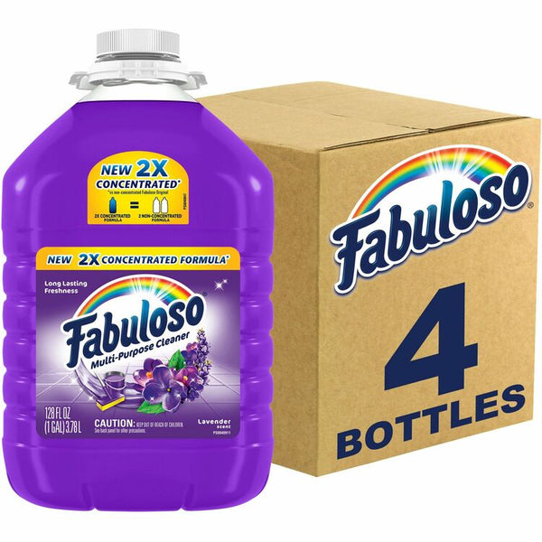 Fabuloso All-Purpose Cleaner - 128 fl oz (4 quart) - Lavender Scent - 4 / Carton - Purple (CPC153058CT)