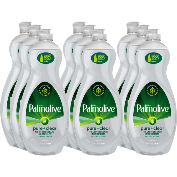 Palmolive Pure/Clear Ultra Dish Soap - Liquid - 32.5 fl oz (1 quart) - 9 / Carton - Clear (CPCUS04272ACT)