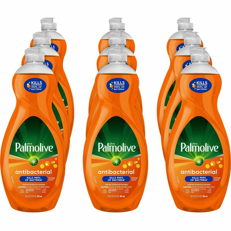 Palmolive Antibacterial Ultra Dish Soap - Concentrate Liquid - 35.2 fl oz (1.1 quart) - 9 / Carton (CPCUS04274ACT)