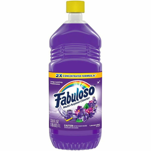 Fabuloso All-Purpose Cleaner - 33.8 fl oz (1.1 quart) - Lavender Scent - 12 / Carton - Lavender (CPC153096CT) Case of 12