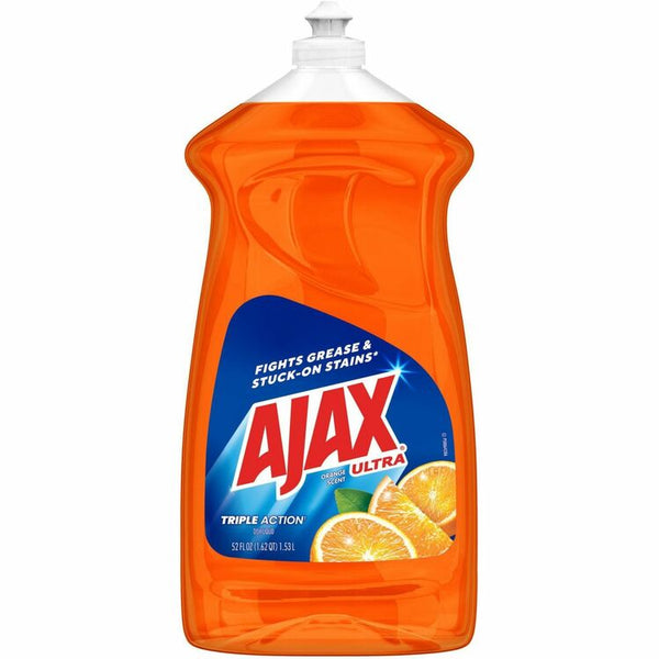 AJAX Triple Action Dish Soap - Liquid - 52 fl oz (1.6 quart) - Orange Scent - 6 / Carton (CPC149860CT)