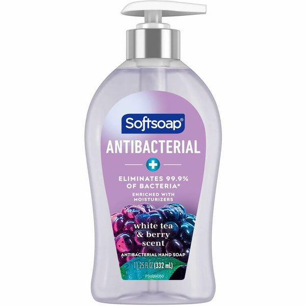 Softsoap White Tea Hand Soap - White Tea & Berry Scent - 11.3 fl oz (332.7 mL) - Pump Bottle Dispenser (CPCUS03574A) Each