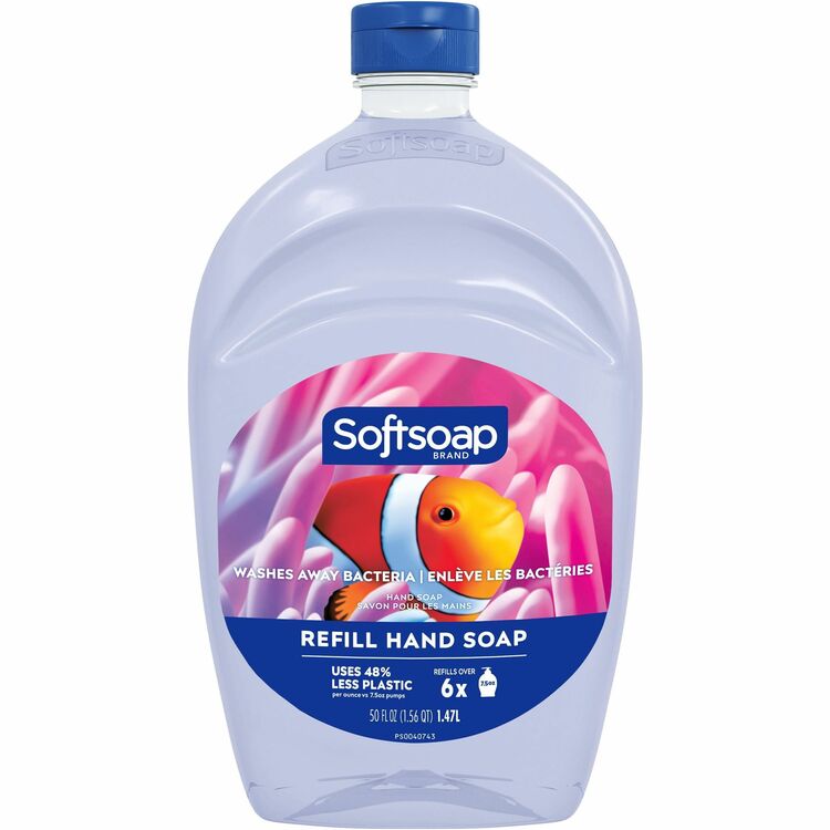 Softsoap Aquarium Design Liquid Hand Soap - Fresh Scent Scent - 50 fl oz (1478.7 mL) (CPCUS05262A) Each