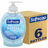 Softsoap Fresh Breeze Hand Soap, Fresh Breeze Scent, 7.50 fl oz, Pump Bottle Dispenser, 6/Carton (CPCUS04964ACT) Case of 6