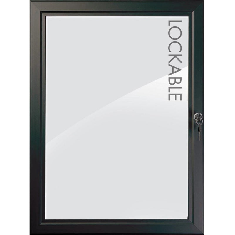 Seco Locking Poster Case, 40" x 60" Frame Size, Black (SSCLCASE4060BLK) Each