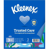 Kleenex Trusted Care Tissues, 2 Ply, 8.40" x 8.50", White, 160/Box, 3/Pack (KCC54303) Pack of 3