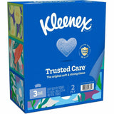 Kleenex Trusted Care Tissues, 2 Ply, 8.40" x 8.50", White, 160/Box, 3/Pack (KCC54303) Pack of 3