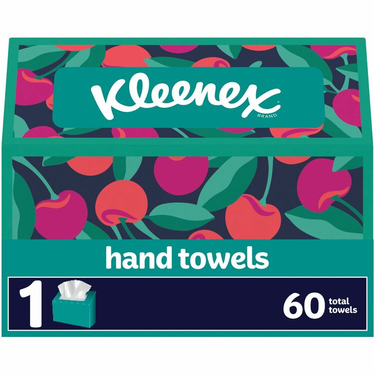 Kleenex Everyday Hand Towels, 1-Ply, 8 x 9.1, White, 60 Towels/Box (KCC38586)