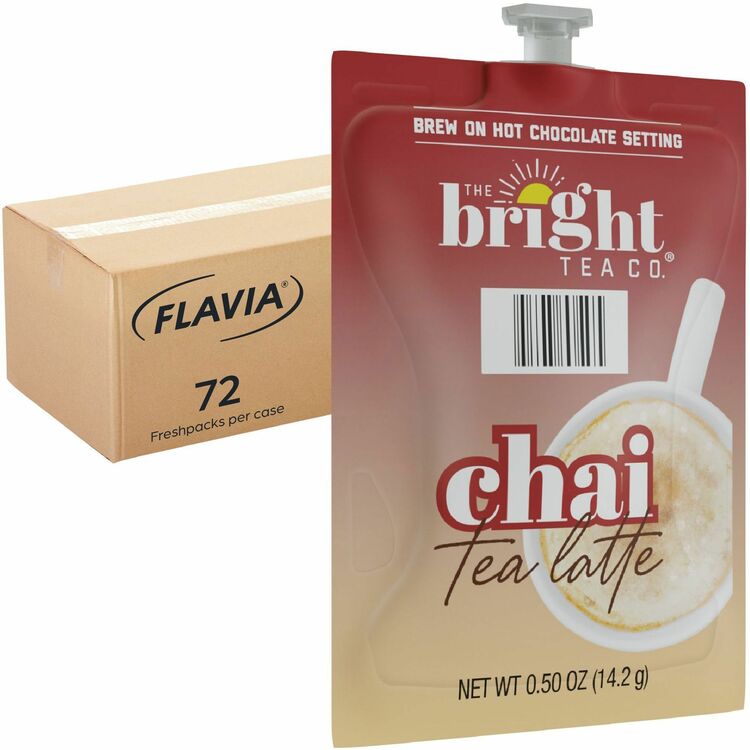 The Bright Tea Co. Chai Tea Latte Freshpack, 72/Carton (LAV48055) Case ...