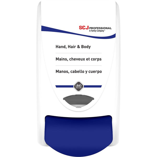 SC Johnson Cleanse Hand, Hair and Body Dispenser - Manual - 1.06 quart Capacity - White (SJNSHW1LDS) Each