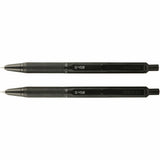 Zebra Pen G-450 Gel Retractable 0.7mm Black 2Pk, Medium Pen Point, Refillable, Retractable, Black Brass Barrel, 2/Pack (ZEB49512) Pack of 2