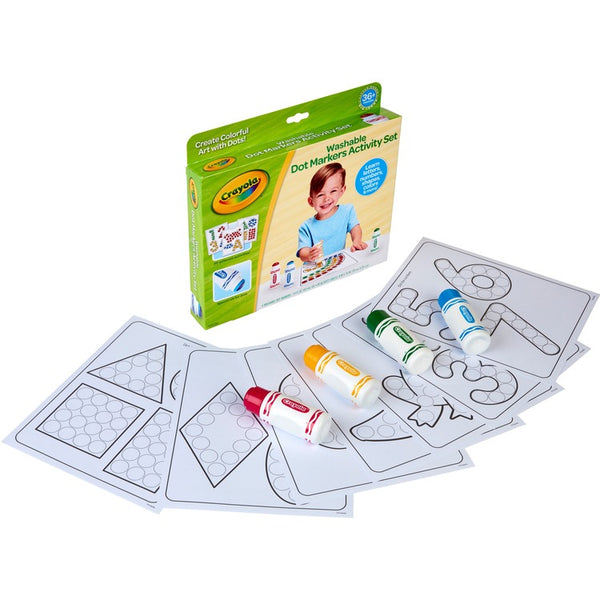 Crayola Washable Dot Marker Activity Set - Multi - 1 Kit (CYO811494) Each