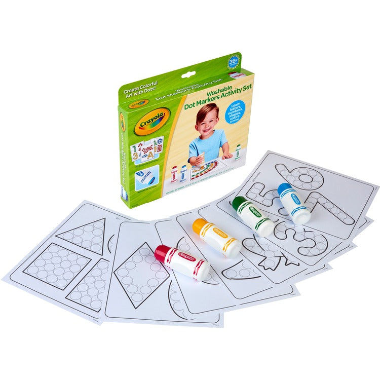 Crayola Washable Dot Marker Activity Set - Multi - 1 Kit (CYO811494) Each