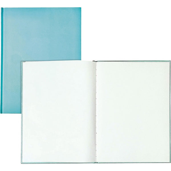 Ashley Hardcover Blank Book - 28 Pages - 8 1/2" x 11" - Blue Cover - Hard Cover, Durable (ASH10716)