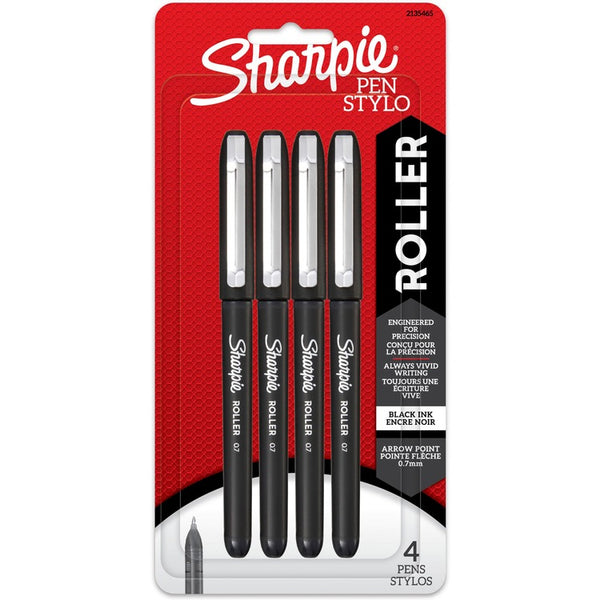 Sharpie 0.7mm Rollerball Pen - 0.7 mm Pen Point Size - Arrow Pen Point Style - 2 / Pack (SAN2135465)