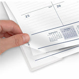 Cambridge Basic Monthly Desk Pad Calendar, Standard, 21 3/4" x 17", 15" x 12", 15-Month, Oct 2026-Dec 2027, Black, White (AAGCRM92020) Each