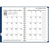 Cambridge 2026-2027 BIG PLANS Weekly Monthly Planner, Navy, Small, 5½" x 8½", 3 1/2" x 6", 24-Month, Jan 2026-Dec 2027 (AAGCRW43020) Each