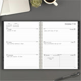 Mead Basic Weekly Monthly Planner, Black, Large, 8 1/2" x 11", 15 Month, October 2025 to December 2026 (AAGCRW62005) Each