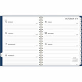 Mead 2026-2027 BIG PLANS Weekly Monthly Planner, Navy, Large, 8½" x 11", 15-Month, Oct 2026-Dec 2027 (AAGCRW63020) Each