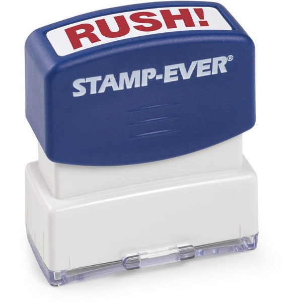 Trodat Pre-Inked RUSH! Stamp - Text Stamp - "RUSH!" - 1.69" Impression Width x 0.56" Impression Length - 50000 Impression(s) - Blue - TAA Compliant (TDT5965) Each