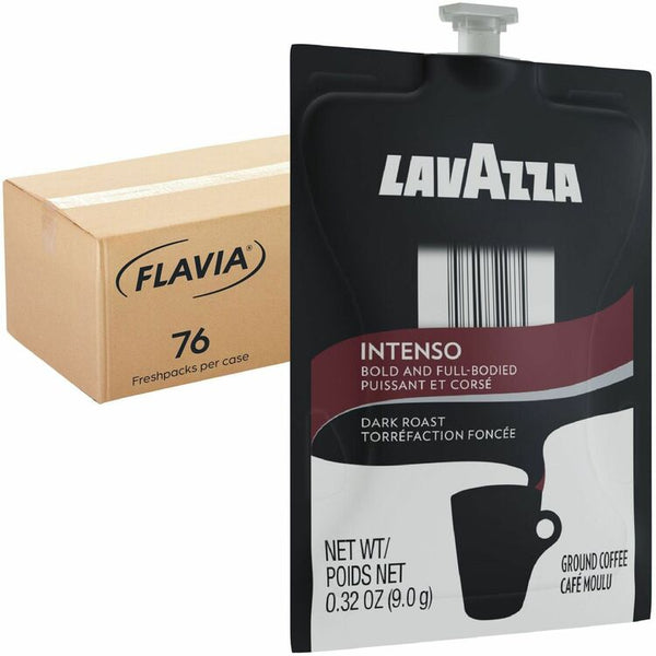 Lavazza Freshpack Intenso Coffee - Compatible with - Dark - 0.3 oz - 76 / Carton (LAV48106) Case of 76