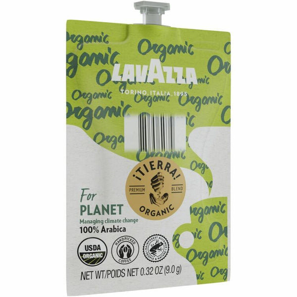 Lavazza Tierra Organic Coffee Freshpack, Tierra Organic, 0.32 oz Pouch, 76/Carton (LAV48107) Case of 76