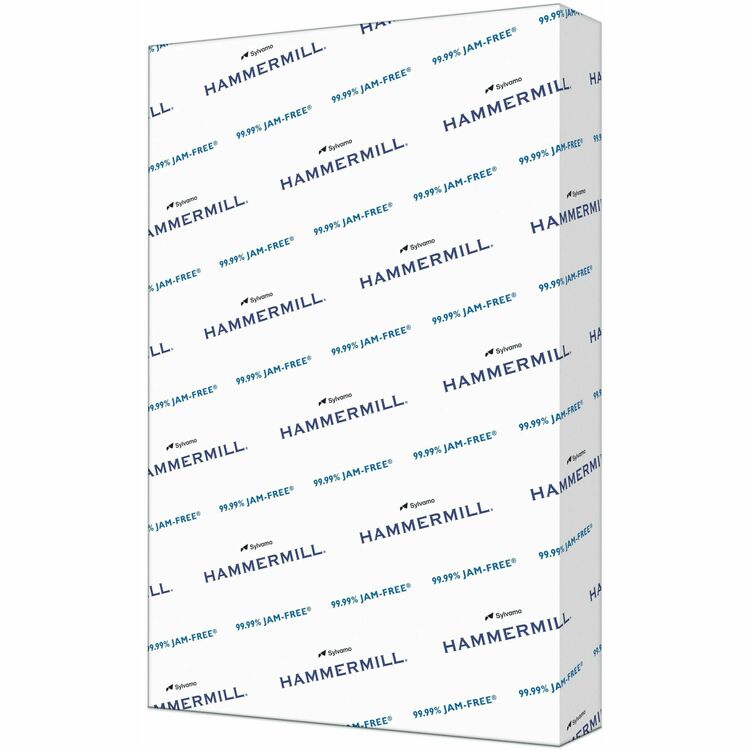 Hammermill Copy Plus 11x17 Inkjet Copy & Multipurpose Paper - White - 92 Brightness - Ledger/Tabloid - 11" x 17" - 20 lb Basis Weight - 40 / Pallet (HAM105023PL) 40 Cases