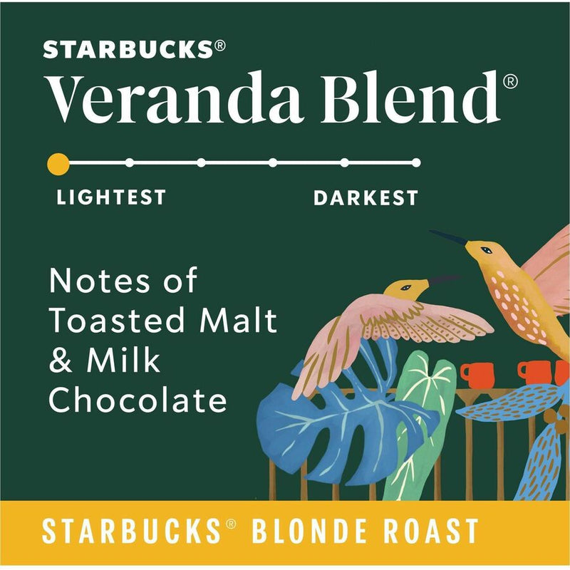 Starbucks® K-Cup Veranda Blend Coffee, Compatible with Keurig Brewer, Light, 24/Box, 4/Carton (SBK12434950CT) Case of 4