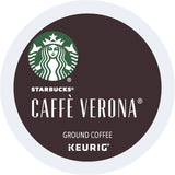 Starbucks® K-Cup Caffe Verona Coffee, Compatible with Keurig Brewer, 24/Box, 4/Carton (SBK12434951CT) Case of 4