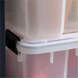 IRIS WeatherTight Heavy-duty Storage Tote, External Dimensions: 23.6" x 17.8" x 14.5", 18.50 gal (IRS110586) Each