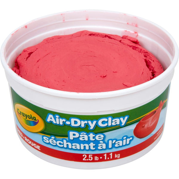 Crayola Air-Dry Clay - Art, Classroom, Art Room - Red (CYO575138)