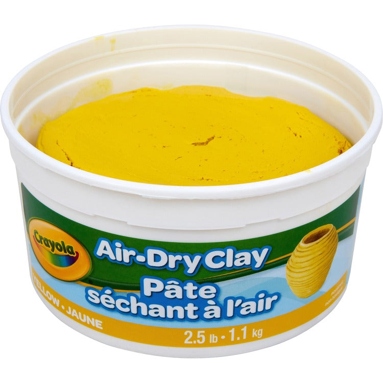 Crayola Air-Dry Clay - Art, Classroom, Art Room - Yellow (CYO575134) Each