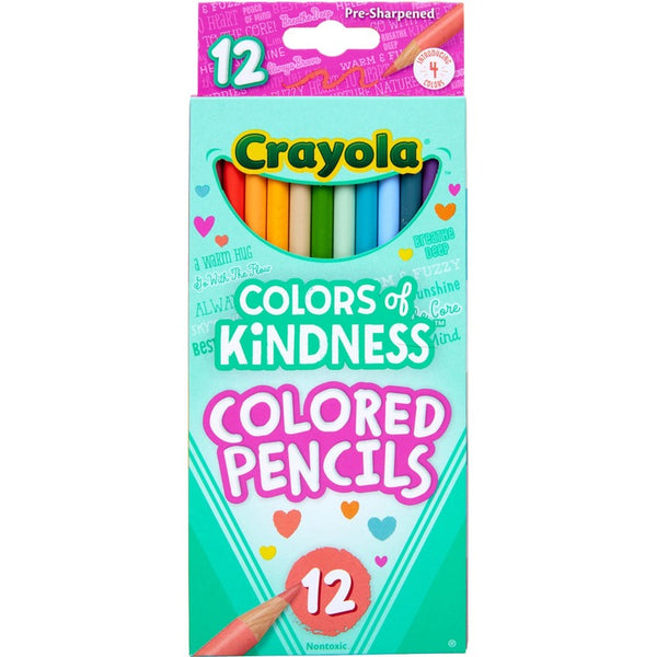 Crayola Colors of Kindness Pencils - Assorted Lead - 12 / Pack (CYO682114)