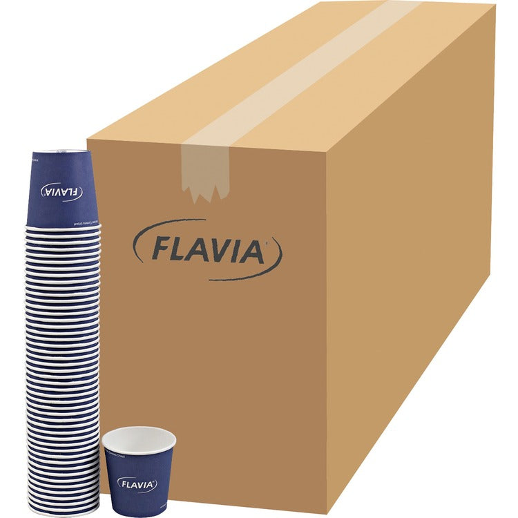 Flavia Hot Beverage Paper Cups - 10 fl oz - 1000 / Carton - Blue - Paper - Beverage, Hot Drink (LAV25200018) Case of 1000