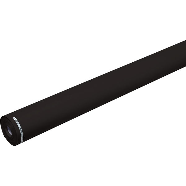 Flameless Flame-Retardant Paper - Classroom, Office, Mural, Banner, Bulletin Board - 48"Width x 100 ft Length - 1 Roll - Raven Black (PACP0052281)