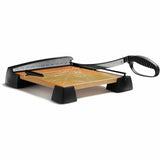 X-Acto Heavy-Duty Wood Base Paper Trimmer, 12" Cutting Length x 12" x 12" (EPI26312LMR) Each