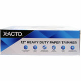 X-Acto Heavy-Duty Wood Base Paper Trimmer, 12" Cutting Length x 12" x 12" (EPI26312LMR) Each