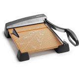 X-Acto Heavy-Duty Wood Base Paper Trimmer, 12" Cutting Length x 12" x 12" (EPI26312LMR) Each