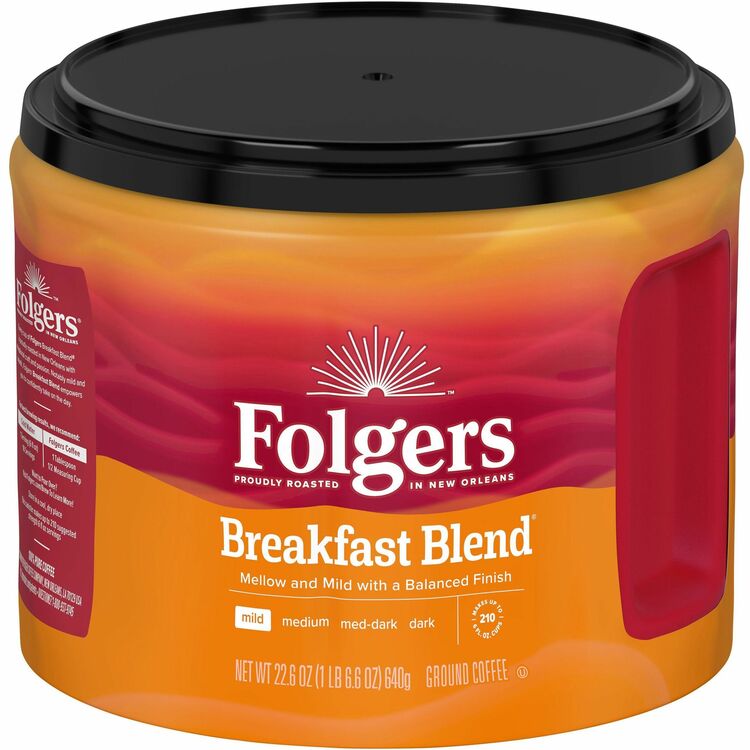 Folgers&reg; Ground Breakfast Blend Coffee - Mild - 22.6 oz (FOL30440)