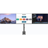 Rocelco RDM3 Desk Mount for LCD Monitor, 3 Display(s) Supported, 13" to 27" Screen Support, 52.91 lb Load Capacity, 75 x 75, 100 x 100, VESA Mount Compatible (RCLRDM3) Each